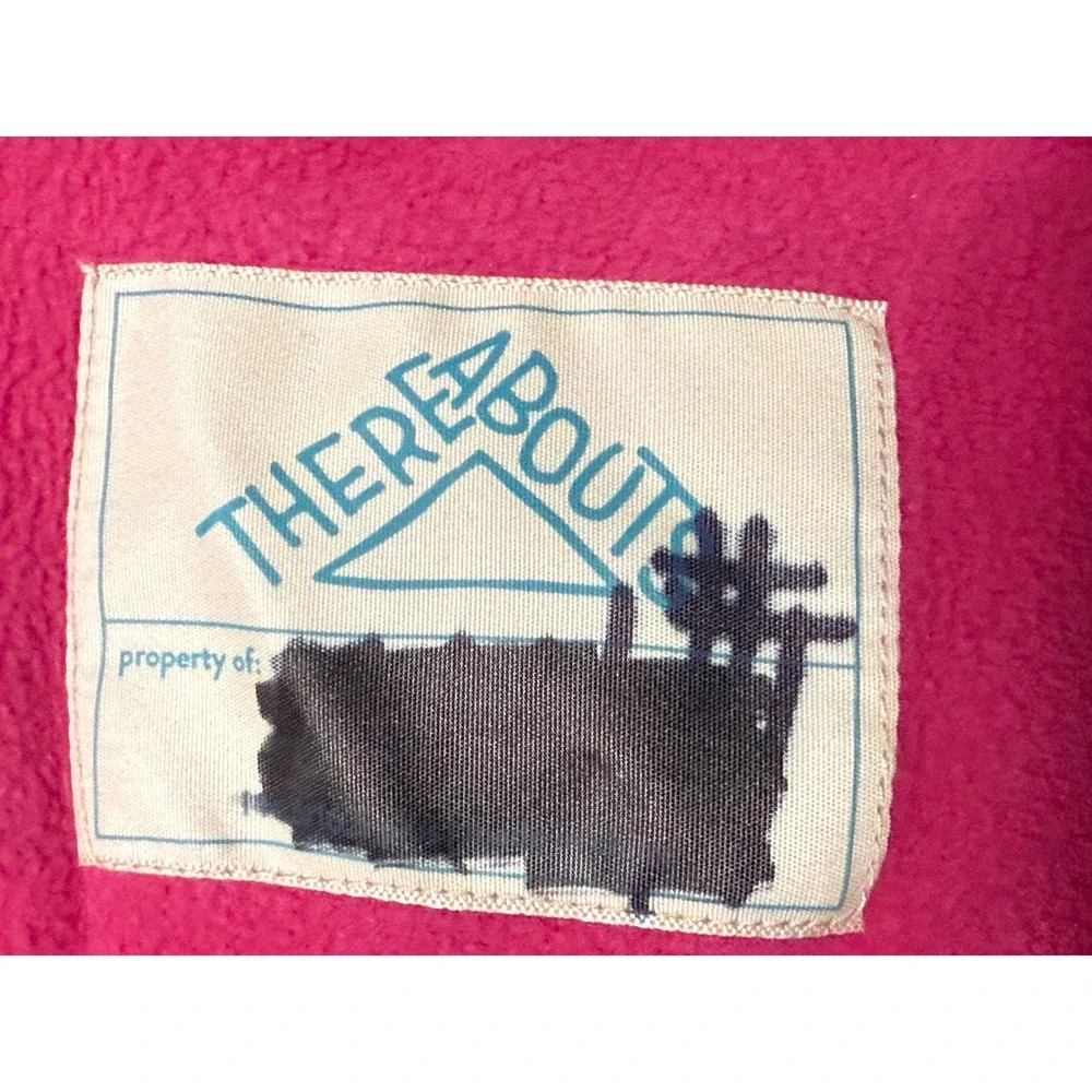 Thereabouts Girls Hot Pink Hooded Puffer Jacket Fleece Lined Sz L 14.5/16.5 Plus